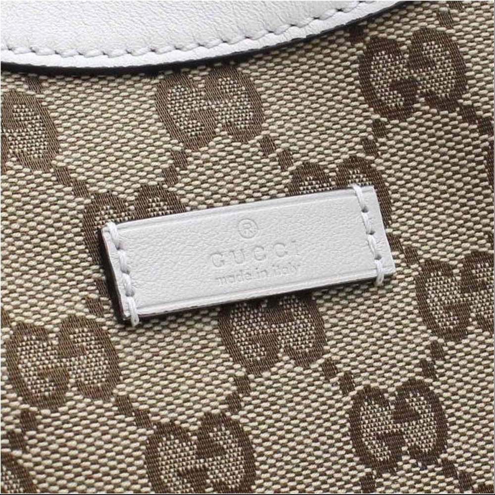 Gucci Handbag Supreme Gg Canvas Ebony White Tote - Picture 8 of 15